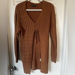 🤎 Warm Brown V-Neck Sweater 🤎